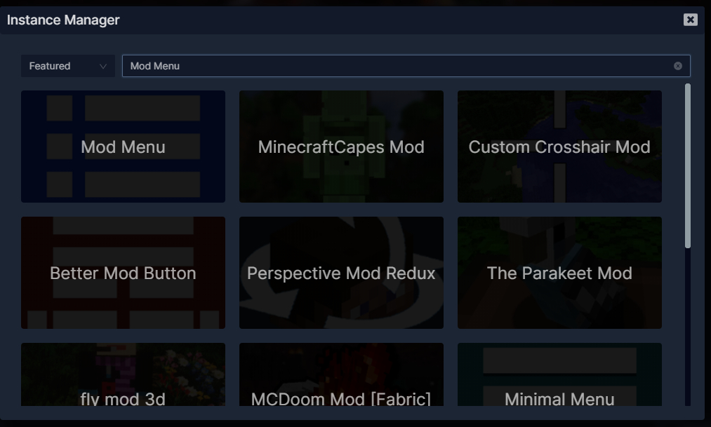 gdlauncher_mod_search_for_mod_menu.png