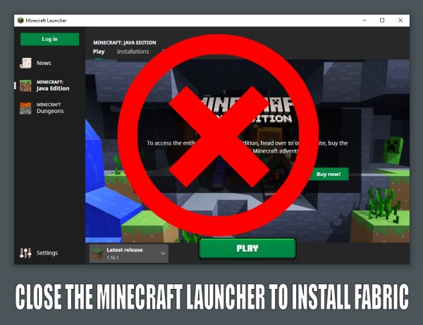 how to install fabric to minecraft launcher