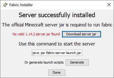 Tutorial Installing Minecraft Fabric Server Fabric Wiki